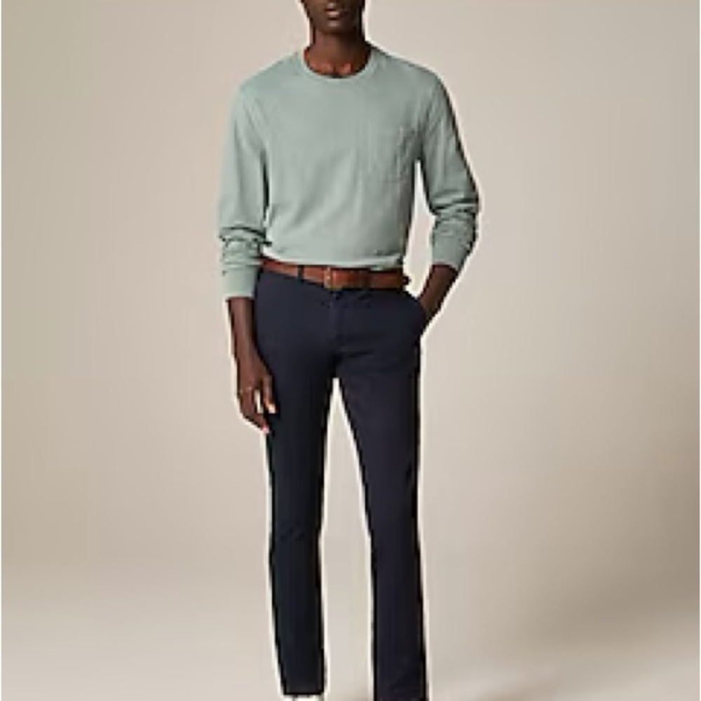 J. Crew Men's Dark Blue Chinos